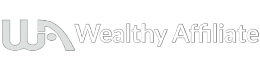 white Wealthy Affiliate logo